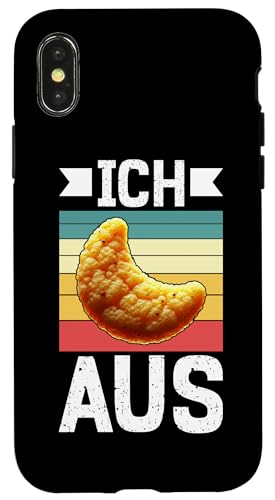 Ich Flippe Aus Erdnussflips Würmer Maden Snips Sarkastische Hülle für iPhone X/XS von Sarkastische Sprüche Angelausflug Sarkasmus Humor