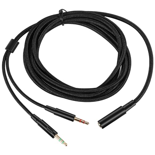 Sarngk 3,5 Mm Universal 2-In-1 Gaming Headset Audio- VerläNgerung Kabel für Cloud II/Alpha-/ Cloud Flug/Core KopfhöRer Sarngk 3,5 Mm Universal 2-In-1 Gaming Headset Audio- VerläNgerung Kabel für Cloud II/Alpha-/ Cloud Flug/Core KopfhöRer von Sarngk