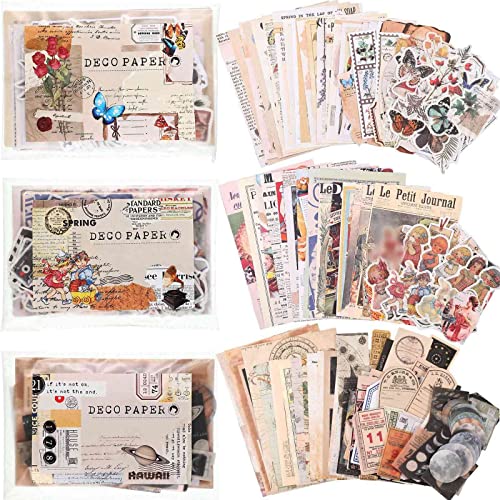 Sarngk 600 StüCke Vintage Aufkleber Journalpapier Sammelalbum Journalpapier ÄSthetische Sammelalbum Papieraufkleber Sarngk 600 StüCke Vintage Aufkleber Journalpapier Sammelalbum Journalpapier ÄSthetische Sammelalbum Papieraufkleber von Sarngk