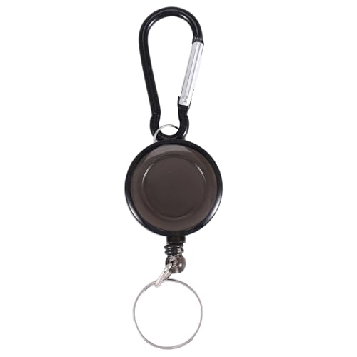 Sarngk Lot 1 Ausweisinhaber Wicklerhalter SchlüSselbund Versenkbarer KarabinergüRtelclip Ausweiskartenhalter-Schwarz Sarngk Lot 1 Ausweisinhaber Wicklerhalter SchlüSselbund Versenkbarer KarabinergüRtelclip Ausweiskartenhalter-Schwarz von Sarngk