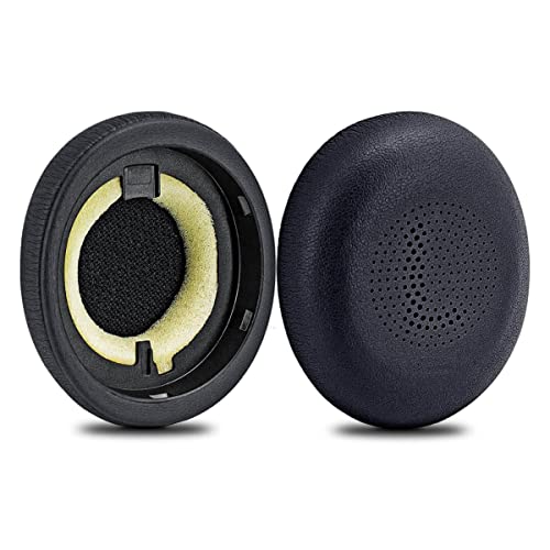 Sarngk -Ohrpolster für Elite 45H Evolve2 65 MS/Wireless KopfhöRer - Protein-Leder/Ohrpolster/Ohrmuscheln (Schwarz) von Sarngk