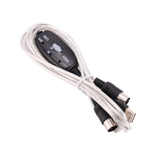 Sarngk USB zu MIDI 5Pin Kabelkonverter 2 im 1 zu PC Audio Output Editing für Elektronische Elektronische Musikinstrumente Sarngk USB zu MIDI 5Pin Kabelkonverter 2 im 1 zu PC Audio Output Editing für Elektronische Elektronische Musikinstrumente von Sarngk