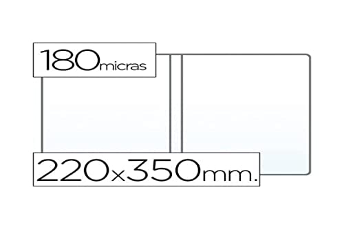 Dokumententasche viertel doppelt 180 Mikron PVC transparent 220 x 350 mm von Saro