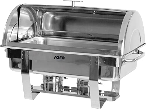Saro 213-4070 Chafing Dish mit Rolldeckel, 1/1 GN, DENNIS, edelstahl, b 650 x t 370 x h 450 mm von Saro