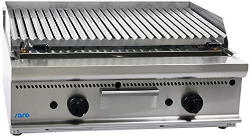 Saro 423-1265 E7/BS2BB Gas-Lavasteingrill, Edelstahl Saro 423-1265 E7/BS2BB Gas-Lavasteingrill, Edelstahl von Saro