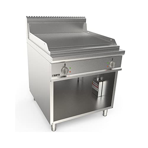 Saro Elektrogriddleplatte 800mm breit Stand gerillt LQ Saro Elektrogriddleplatte 800mm breit Stand gerillt LQ von Saro