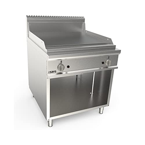 Saro Gasgriddleplatte 800mm breit Standgerät glatt LQ Saro Gasgriddleplatte 800mm breit Standgerät glatt LQ von Saro