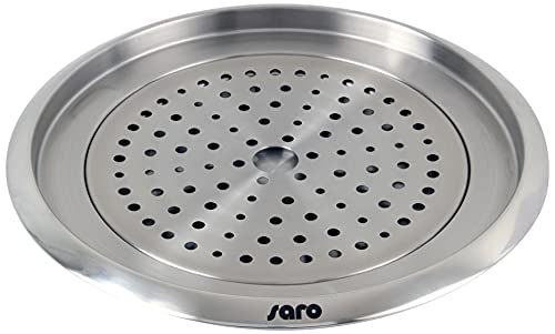 Saro Tassenwarmhaltedeckel, Edelstahl, Silber, Round von Saro