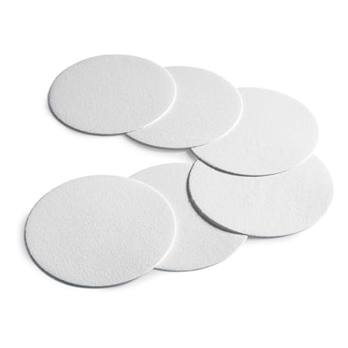 Sartorius Qualitativ-Technische Glatt Filterpapiere, Rundfilter, 3 hw Sorte, Weiß, 85 mm Durchmesser, 100 Stück von Sartorius