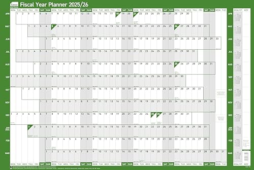 Sasco 2410249 Wandplaner für das Geschäftsjahr, Jahresplaner-Set, großer Whiteboard-Stil, trocken abwischbarer Kalender, an Tafel montierter Steuerplaner und trocken abwischbarer Stift, Wandtafel, Sasco 2410249 Wandplaner für das Geschäftsjahr, Jahresplaner-Set, großer Whiteboard-Stil, trocken abwischbarer Kalender, an Tafel montierter Steuerplaner und trocken abwischbarer Stift, Wandtafel, von Sasco