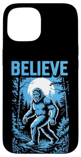 Believe Funny Bigfoot Night Walk Sasquatch Cryptid Lover Hülle für iPhone 15 Believe Funny Bigfoot Night Walk Sasquatch Cryptid Lover Hülle für iPhone 15 von Sasquatch Garage