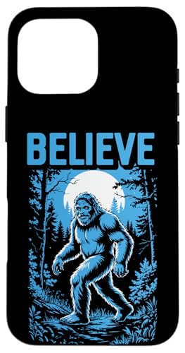 Believe Funny Bigfoot Night Walk Sasquatch Cryptid Lover Hülle für iPhone 16 Pro Max Believe Funny Bigfoot Night Walk Sasquatch Cryptid Lover Hülle für iPhone 16 Pro Max von Sasquatch Garage