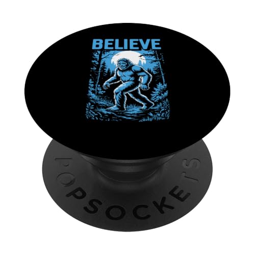 Believe Funny Bigfoot Night Walk Sasquatch Cryptid Lover PopSockets Klebender PopGrip Believe Funny Bigfoot Night Walk Sasquatch Cryptid Lover PopSockets Klebender PopGrip von Sasquatch Garage