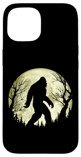 Creepy Trees & Bigfoot Funny Full Moon Night Graphic Hülle für iPhone 15 Creepy Trees & Bigfoot Funny Full Moon Night Graphic Hülle für iPhone 15 von Sasquatch Garage