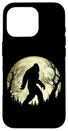 Creepy Trees & Bigfoot Funny Full Moon Night Graphic Hülle für iPhone 16 Pro Creepy Trees & Bigfoot Funny Full Moon Night Graphic Hülle für iPhone 16 Pro von Sasquatch Garage