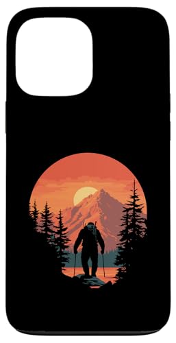 Hiking Sasquatch at Sunset Retro Bigfoot Mountains & Sun Hülle für iPhone 13 Pro Max Hiking Sasquatch at Sunset Retro Bigfoot Mountains & Sun Hülle für iPhone 13 Pro Max von Sasquatch Garage