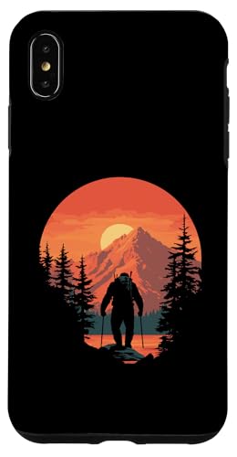 Hiking Sasquatch at Sunset Retro Bigfoot Mountains & Sun Hülle für iPhone XS Max Hiking Sasquatch at Sunset Retro Bigfoot Mountains & Sun Hülle für iPhone XS Max von Sasquatch Garage