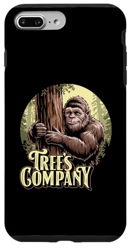 Tree's Company Funny Sasquatch Tree Hugger Nature Bigfoot Hülle für iPhone 7 Plus/8 Plus von Sasquatch Garage