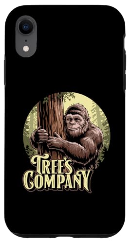 Tree's Company Funny Sasquatch Tree Hugger Nature Bigfoot Hülle für iPhone XR Tree's Company Funny Sasquatch Tree Hugger Nature Bigfoot Hülle für iPhone XR von Sasquatch Garage