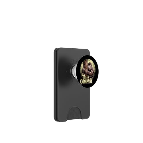 Tree's Company Funny Sasquatch Tree Hugger Nature Bigfoot PopSockets PopWallet für MagSafe Tree's Company Funny Sasquatch Tree Hugger Nature Bigfoot PopSockets PopWallet für MagSafe von Sasquatch Garage