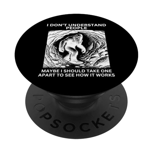 Sasquatch Bigfoot hat Lustiger sarkastischer Yeti falsch verstanden PopSockets Klebender PopGrip Sasquatch Bigfoot hat Lustiger sarkastischer Yeti falsch verstanden PopSockets Klebender PopGrip von Sasquatch Yeti Misunderstood Funny People