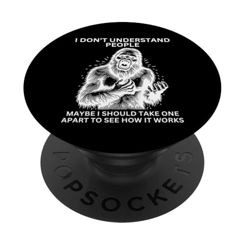 Sasquatch Bigfoot hat Lustiger sarkastischer Yeti falsch verstanden PopSockets Klebender PopGrip Sasquatch Bigfoot hat Lustiger sarkastischer Yeti falsch verstanden PopSockets Klebender PopGrip von Sasquatch Yeti Misunderstood Funny People