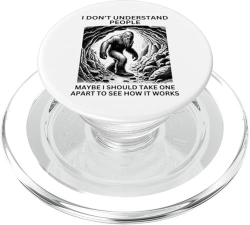 Sasquatch Bigfoot hat Lustiger sarkastischer Yeti falsch verstanden PopSockets PopGrip für MagSafe Sasquatch Bigfoot hat Lustiger sarkastischer Yeti falsch verstanden PopSockets PopGrip für MagSafe von Sasquatch Yeti Misunderstood Funny People
