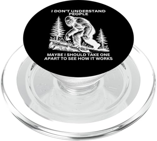 Sasquatch Bigfoot hat Lustiger sarkastischer Yeti falsch verstanden PopSockets PopGrip für MagSafe Sasquatch Bigfoot hat Lustiger sarkastischer Yeti falsch verstanden PopSockets PopGrip für MagSafe von Sasquatch Yeti Misunderstood Funny People