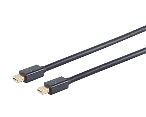 Sat-Fox 1m Mini DisplayPort 1.2 Verbindungskabel, 4K, z.B. Ihr Notebook mit einem Monitor, Fernsehgerät oder Video-Projektor. von Sat-Fox