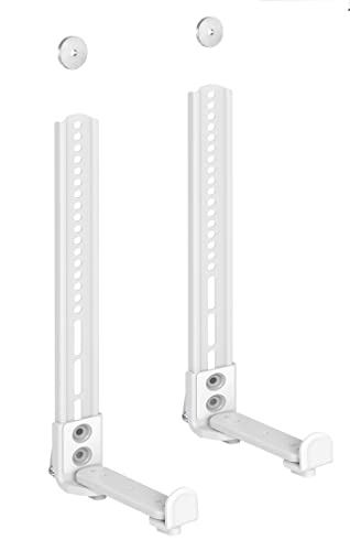 Sat-Fox Universal-Soundbar-Halterung mit rutschfestem Sockelhalter kompatibel mit Soundbars von 4 bis 18 cm Tiefe Weiss Sat-Fox Universal-Soundbar-Halterung mit rutschfestem Sockelhalter kompatibel mit Soundbars von 4 bis 18 cm Tiefe Weiss von Sat-Fox