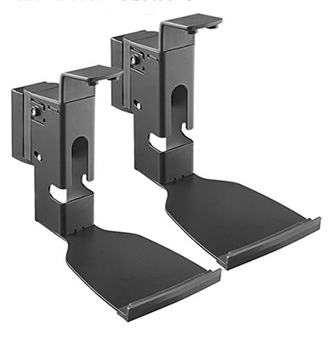Sat-Fox Wandhalterung Lautsprecher passend für SONOS Play 5 Gen. 2 Wandhalter Boxen 2 er Paar 7 kg belastbar werkzeuglos neigbar drehbar Halter Wandmontage Box Set Kabelführung schwarz Sat-Fox Wandhalterung Lautsprecher passend für SONOS Play 5 Gen. 2 Wandhalter Boxen 2 er Paar 7 kg belastbar werkzeuglos neigbar drehbar Halter Wandmontage Box Set Kabelführung schwarz von Sat-Fox