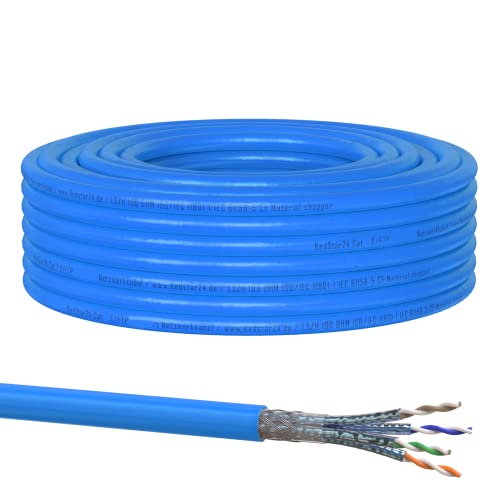 20m CAT 8 Verlegekabel Netzwerkkabel CAT8.1 LAN Halogenfrei Installationskabel CAT8 Kabel Netzwerk Verkabelung Datenkabel bis zu 40 Gbit/s Übertragungsgeschwindigkeit Ethernet cable (20m, Cat 8) von SatShop-Ft