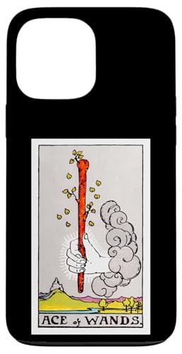 Ace of Wands Vintage Tarotkarte – Rider Waite Deck Hülle für iPhone 13 Pro Max von Satanic Occult and Black Magic Designs RLW
