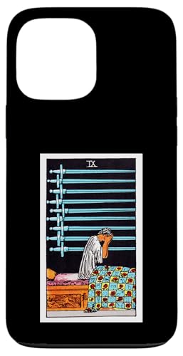Nine of Swords Vintage Tarotkarte – Rider Waite Deck Hülle für iPhone 13 Pro Max von Satanic Occult and Black Magic Designs RLW