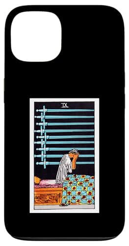 Nine of Swords Vintage Tarotkarte – Rider Waite Deck Hülle für iPhone 13 von Satanic Occult and Black Magic Designs RLW