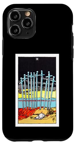 Ten of Swords Vintage Tarotkarte – Rider Waite Deck Hülle für iPhone 11 Pro Ten of Swords Vintage Tarotkarte – Rider Waite Deck Hülle für iPhone 11 Pro von Satanic Occult and Black Magic Designs RLW