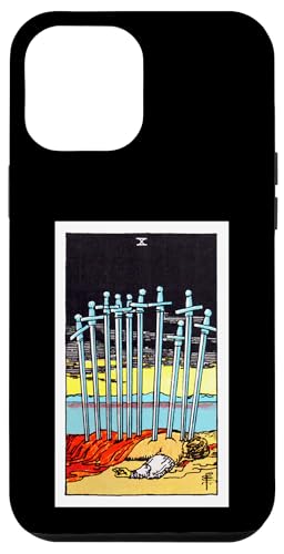 Ten of Swords Vintage Tarotkarte – Rider Waite Deck Hülle für iPhone 12 Pro Max von Satanic Occult and Black Magic Designs RLW