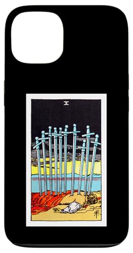 Ten of Swords Vintage Tarotkarte – Rider Waite Deck Hülle für iPhone 13 Ten of Swords Vintage Tarotkarte – Rider Waite Deck Hülle für iPhone 13 von Satanic Occult and Black Magic Designs RLW