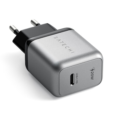 Satechi 20W USB-C PD Wand Lader Space Grau Satechi 20W USB-C PD Wand Lader Space Grau von Satechi