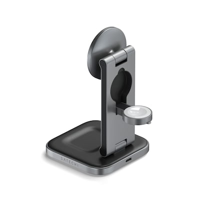 Satechi 3-in-1 Foldable Qi2 Wireless Charging Stand Satechi 3-in-1 Foldable Qi2 Wireless Charging Stand von Satechi