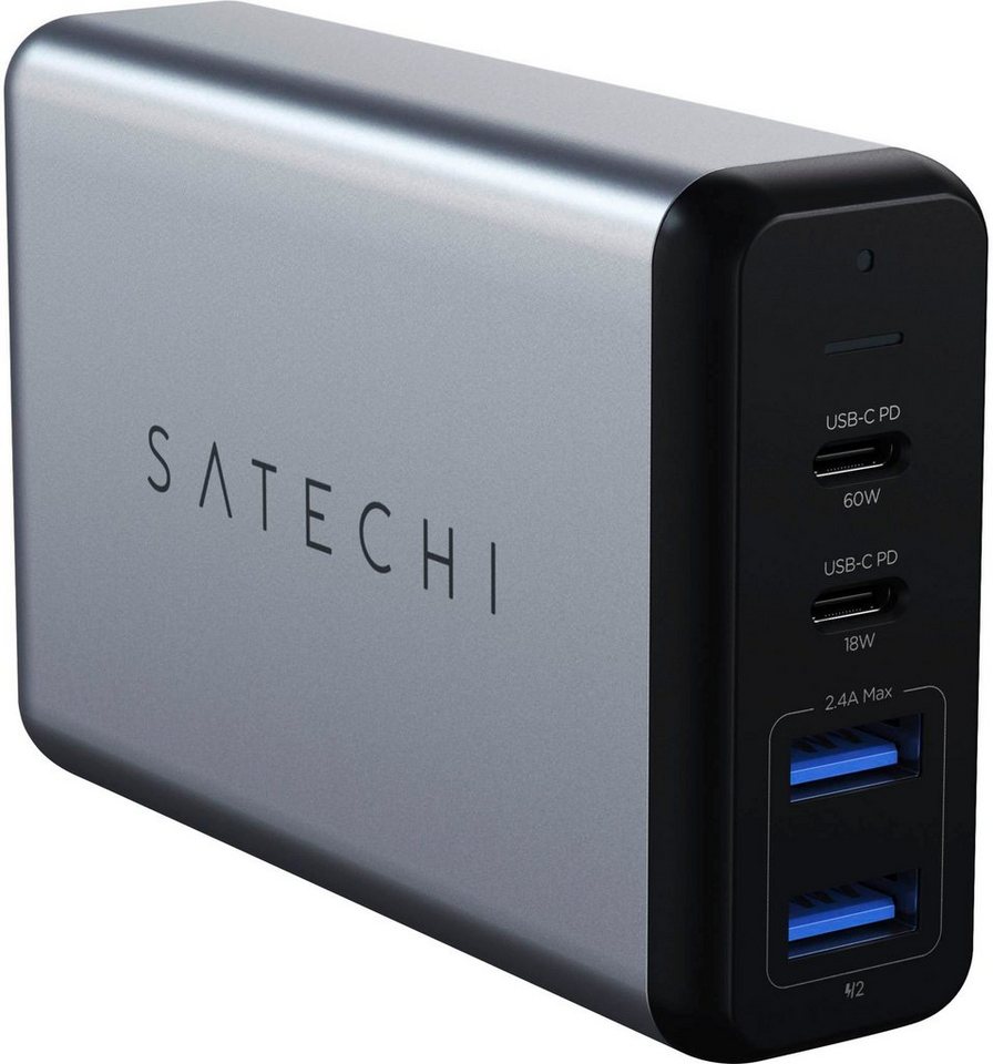 Satechi 75W Dual Type-C PD Travel Charger USB-Ladegerät (1-tlg) von Satechi