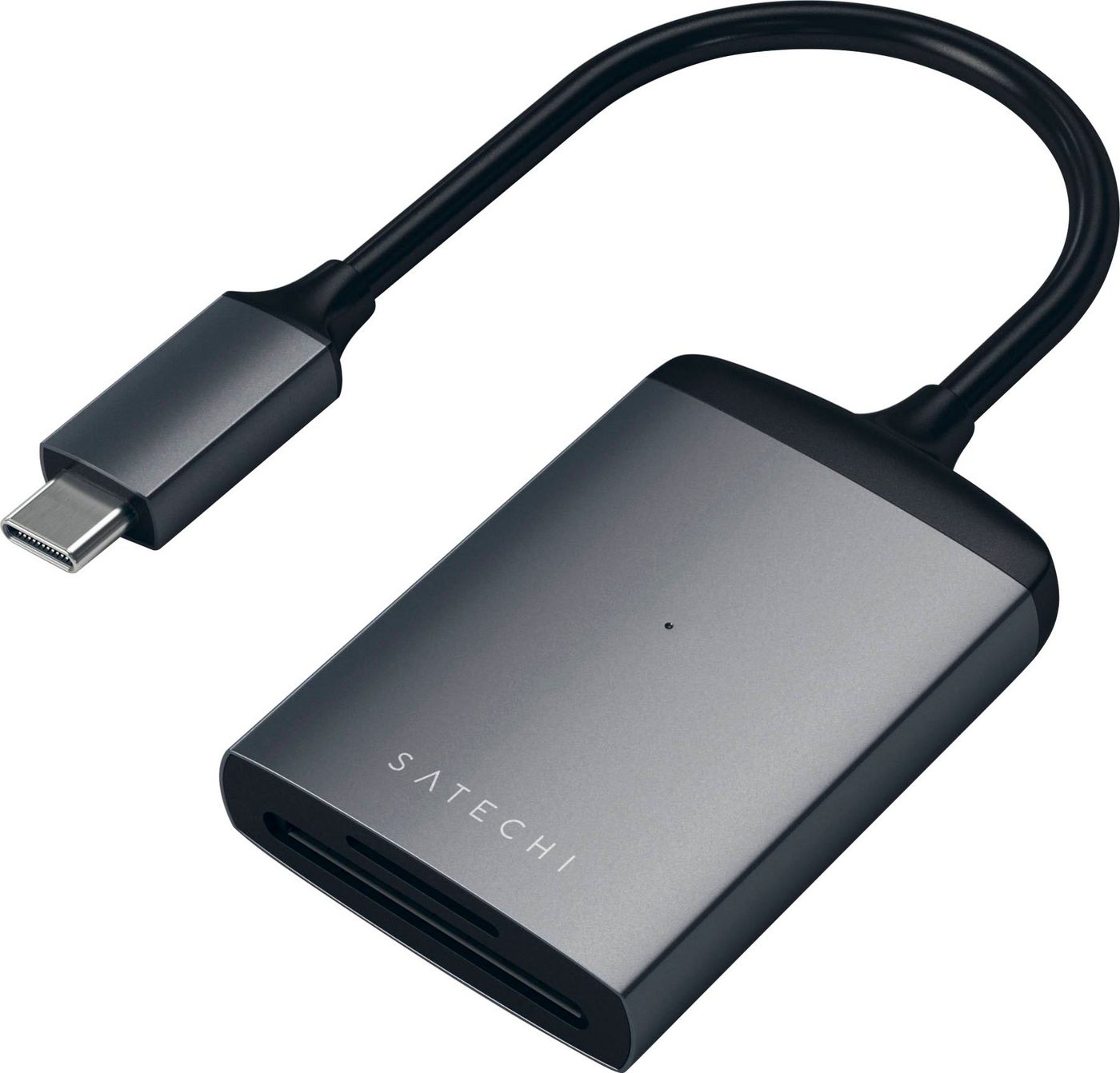 Satechi Aluminum Type-C UHS-II Micro/SD Card Reader USB-Adapter zu MicroSD-Card, SD-Card von Satechi