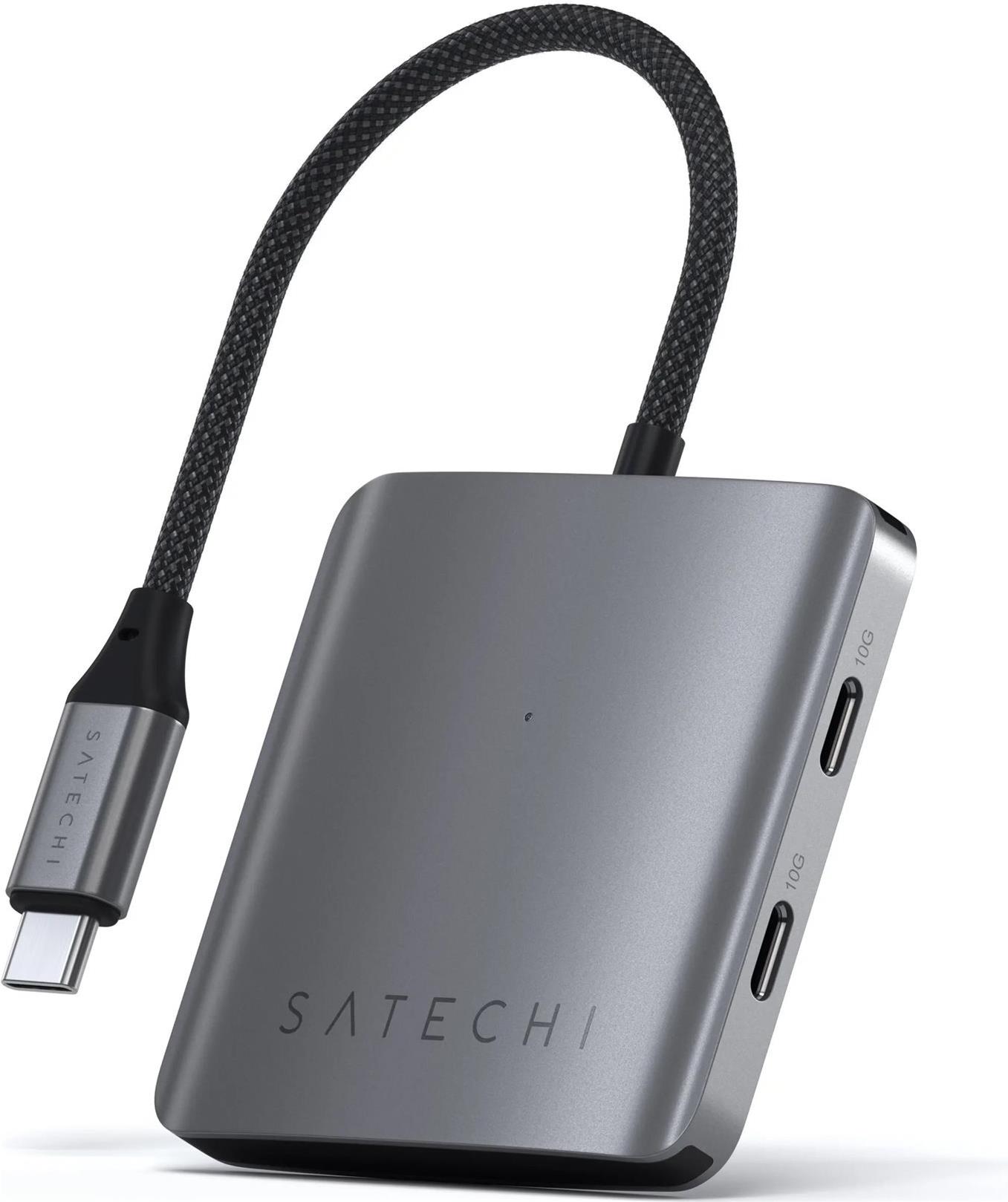 Satechi - Hub - mit Power Delivery - 4 x USB-C 3.2 Gen 2 - Desktop (ST-H4CPDM) von Satechi