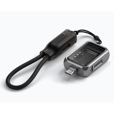 Satechi Mini-NVMe-SSD-Gehäuse USB-C Space Grau Satechi Mini-NVMe-SSD-Gehäuse USB-C Space Grau von Satechi