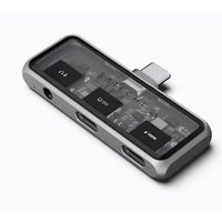 Satechi Mobile XR Hub 2-Port USB-C (1x 100W PD) mit 3,5mm Audio Space Grau von Satechi