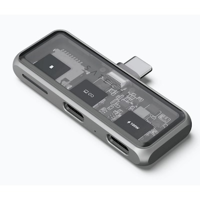Satechi Mobile XR Hub 2-Port USB-C (1x 100W PD) mit microSD Reader Space Grau von Satechi