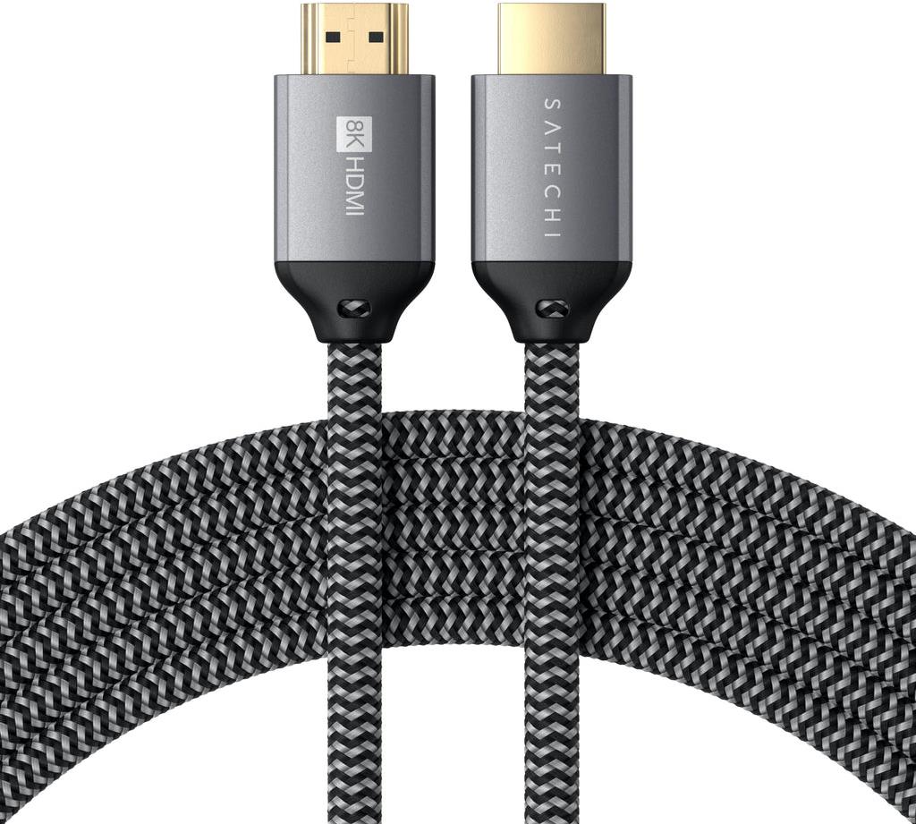 Satechi ST-8KHC2MM HDMI-Kabel 2 m HDMI Typ A (Standard) Grau (ST-8KHC2MM) von Satechi