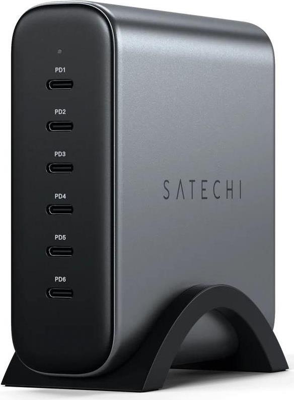 Satechi ST-C200GM-EU Ladegerät für Mobilgeräte Universal Grau AC Indoor (ST-C200GM-EU) von Satechi