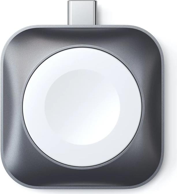 Satechi ST-TCMCAWM Intelligentes tragbares Accessoire Ladestation Schwarz - Silber - Weiß Aluminium (ST-TCMCAWM) von Satechi
