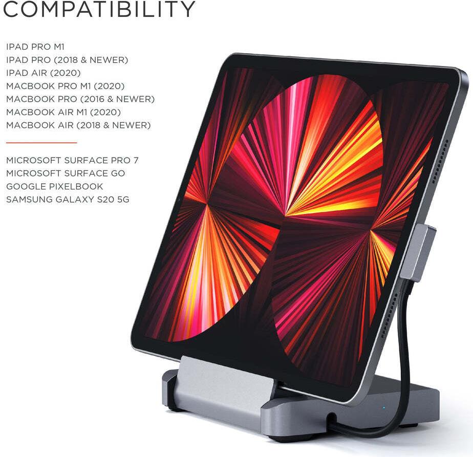 Satechi ST-TCSHIPM Notebook-Dockingstation & Portreplikator USB 3.2 Gen 1 (3.1 Gen 1) Type-C Grau (ST-TCSHIPM) von Satechi